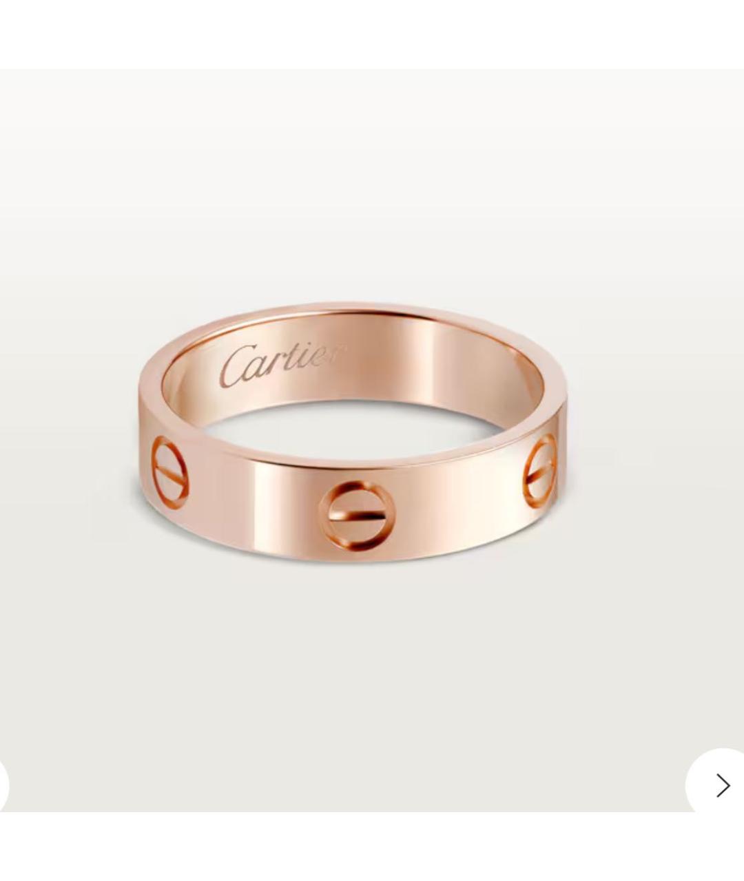 CARTIER Розовое кольцо из розового золота, фото 4
