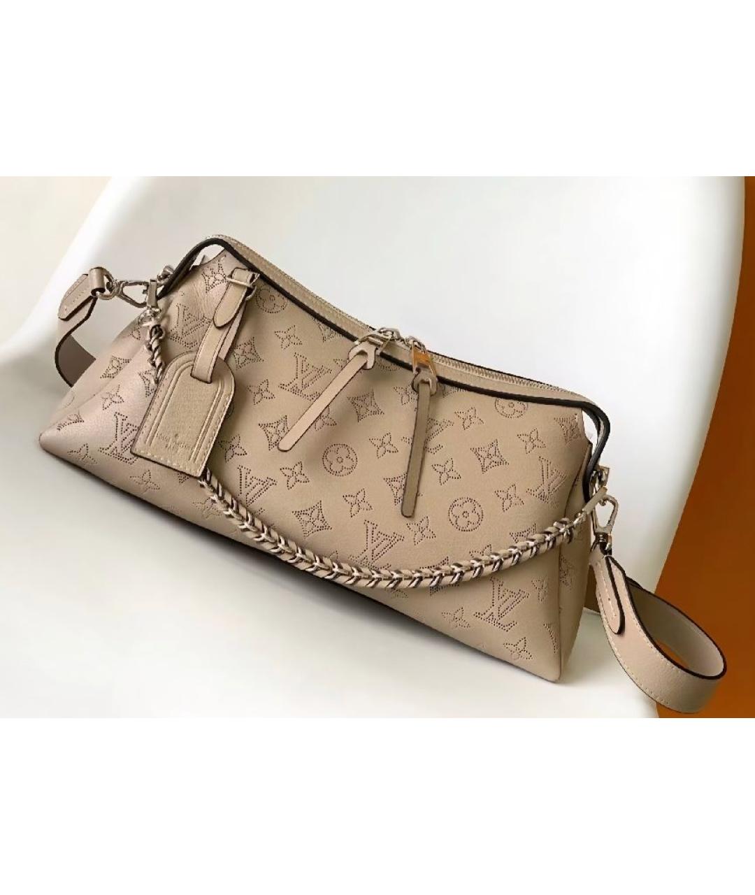 LOUIS VUITTON Бежевая сумка через плечо, фото 4