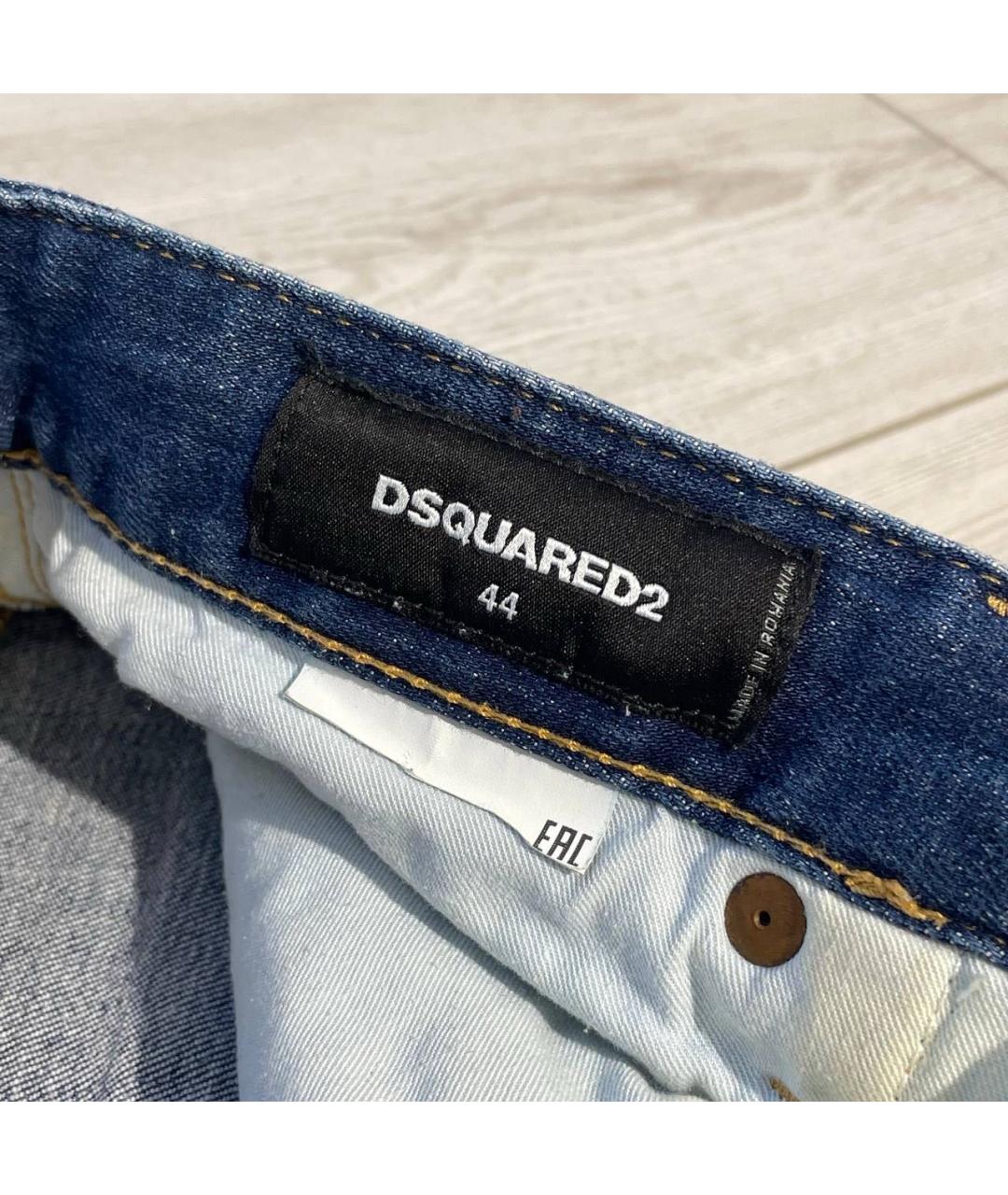 DSQUARED2 Синие деним шорты, фото 3