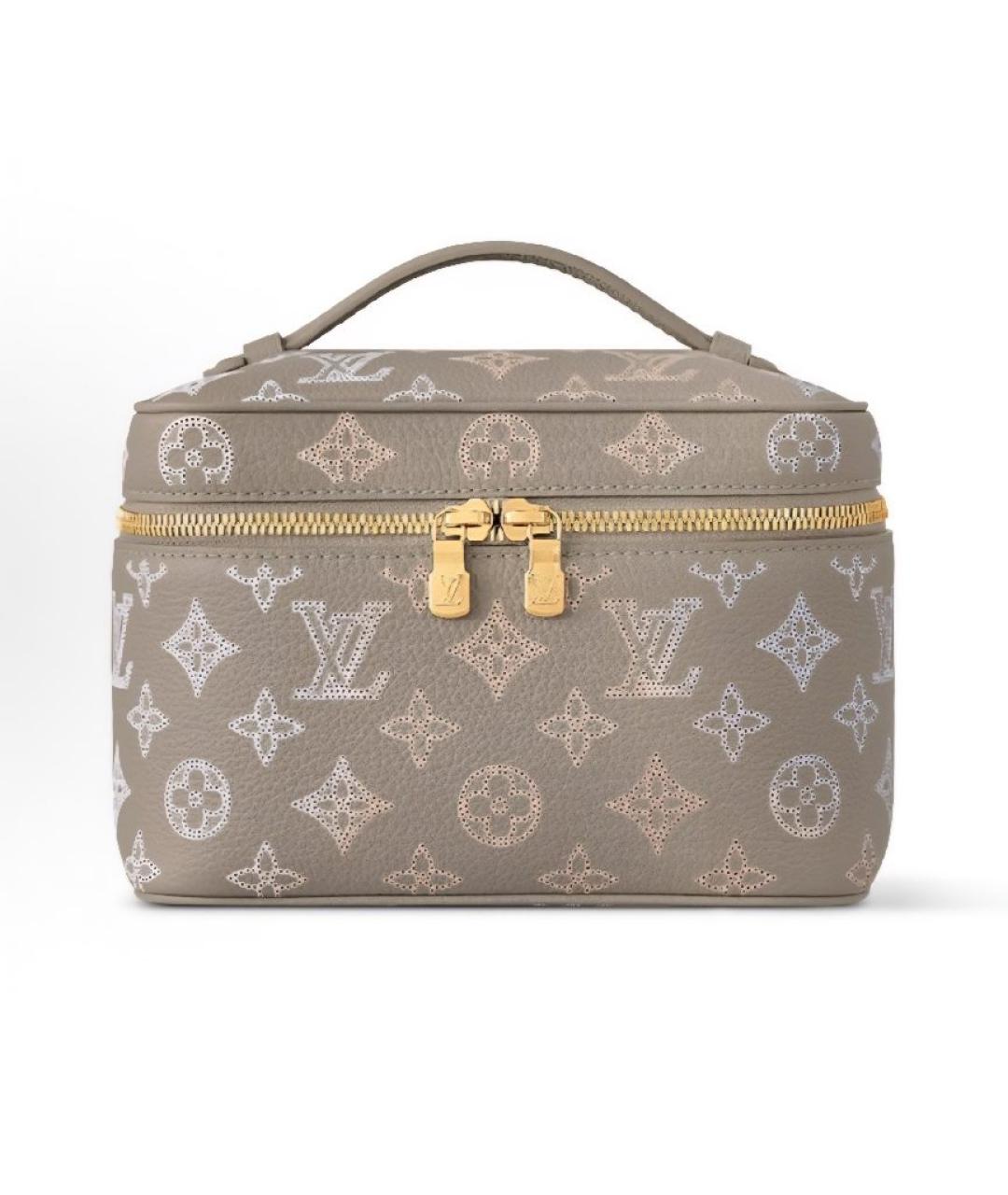 LOUIS VUITTON Бежевая косметичка, фото 4