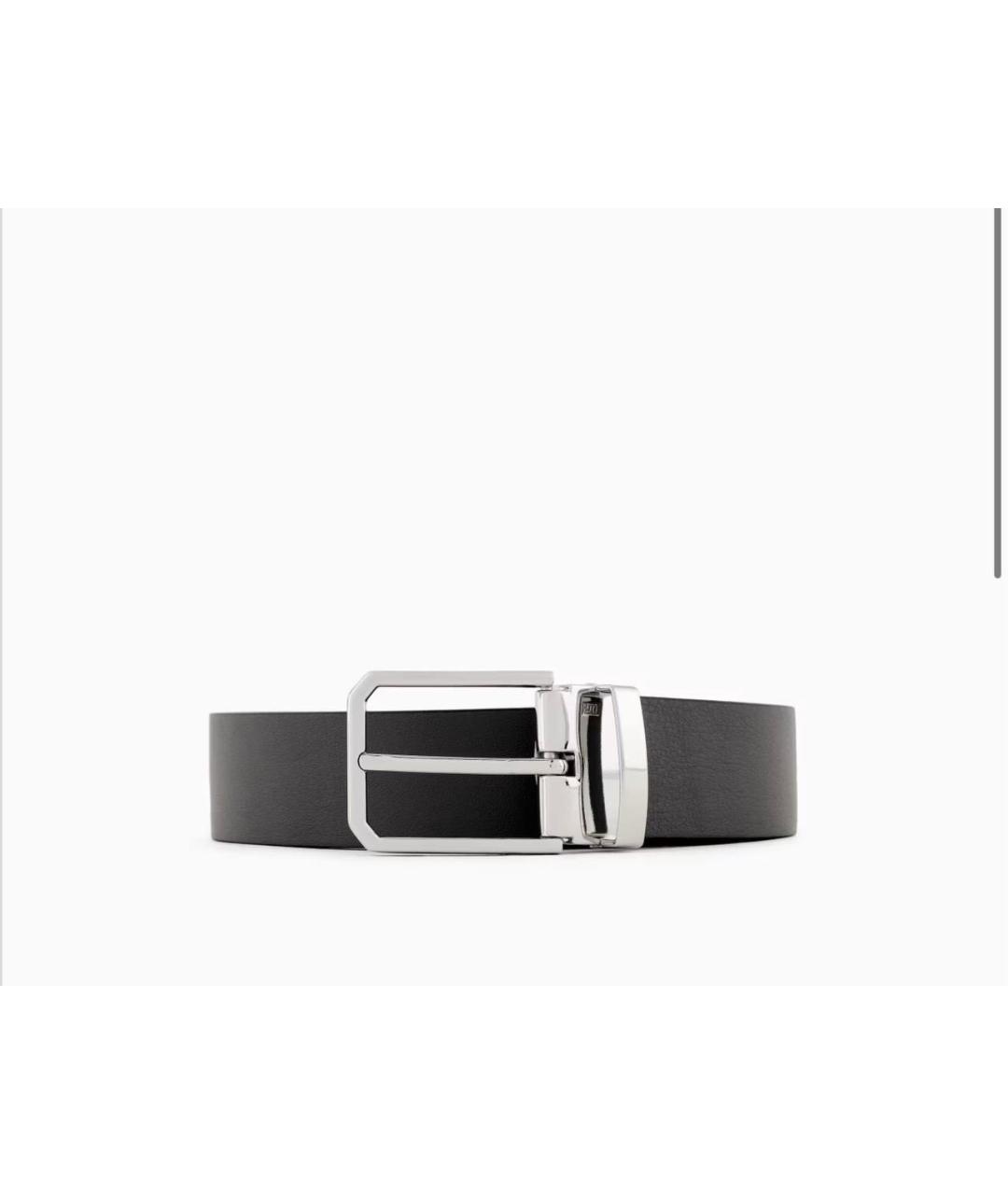ARMANI EXCHANGE Черный кожаный ремень, фото 4