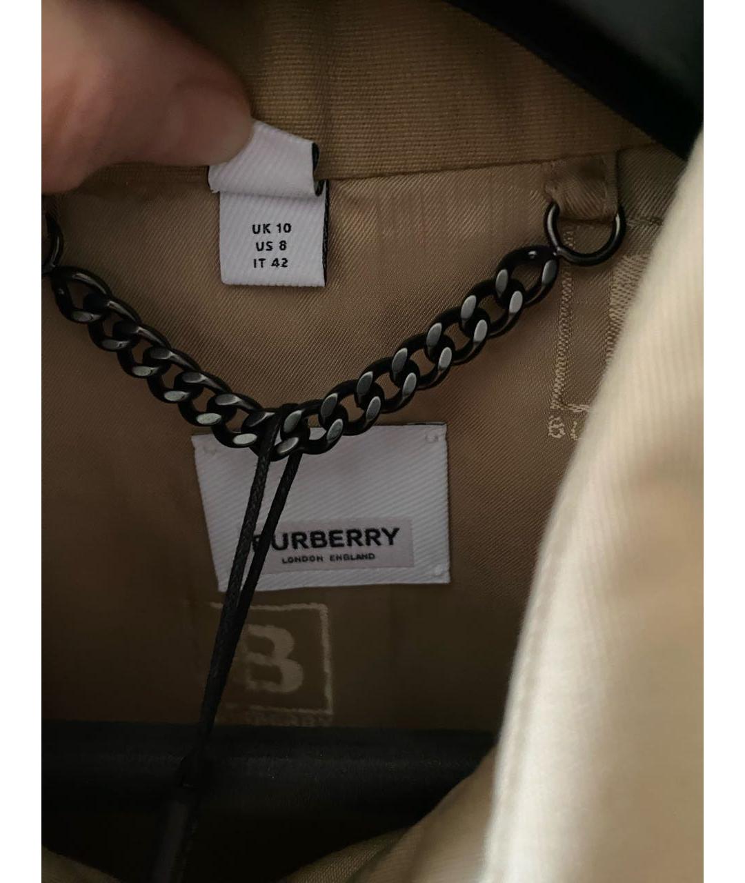 BURBERRY Бежевый тренч/плащ, фото 3