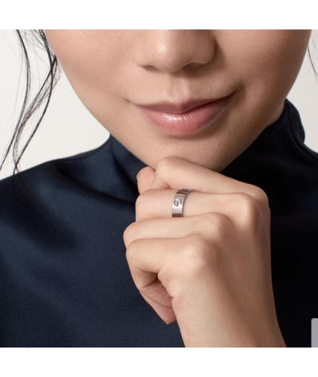 CARTIER Серебряное кольцо из белого золота, фото 4