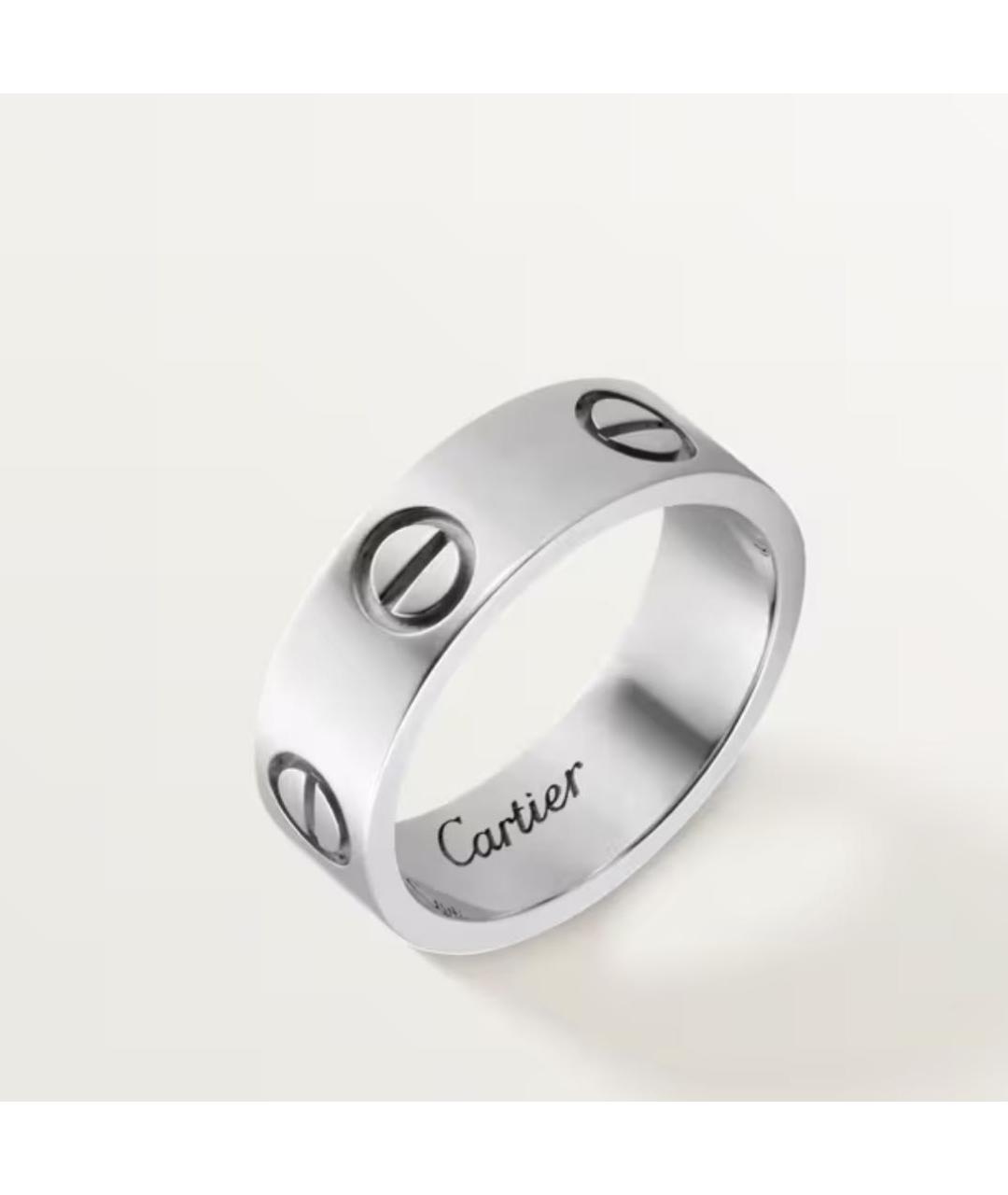 CARTIER Серебряное кольцо из белого золота, фото 3