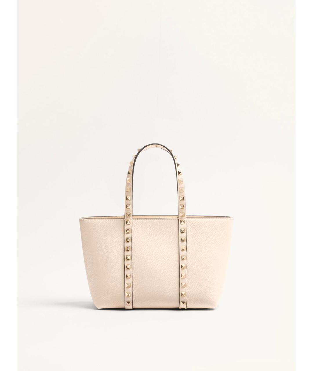 VALENTINO Бежевая сумка тоут, фото 5