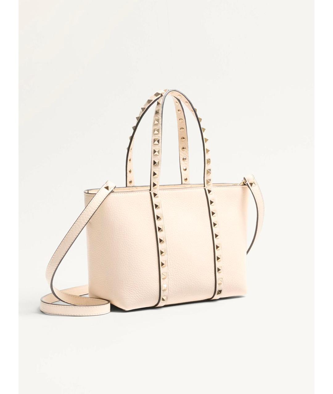 VALENTINO Бежевая сумка тоут, фото 7