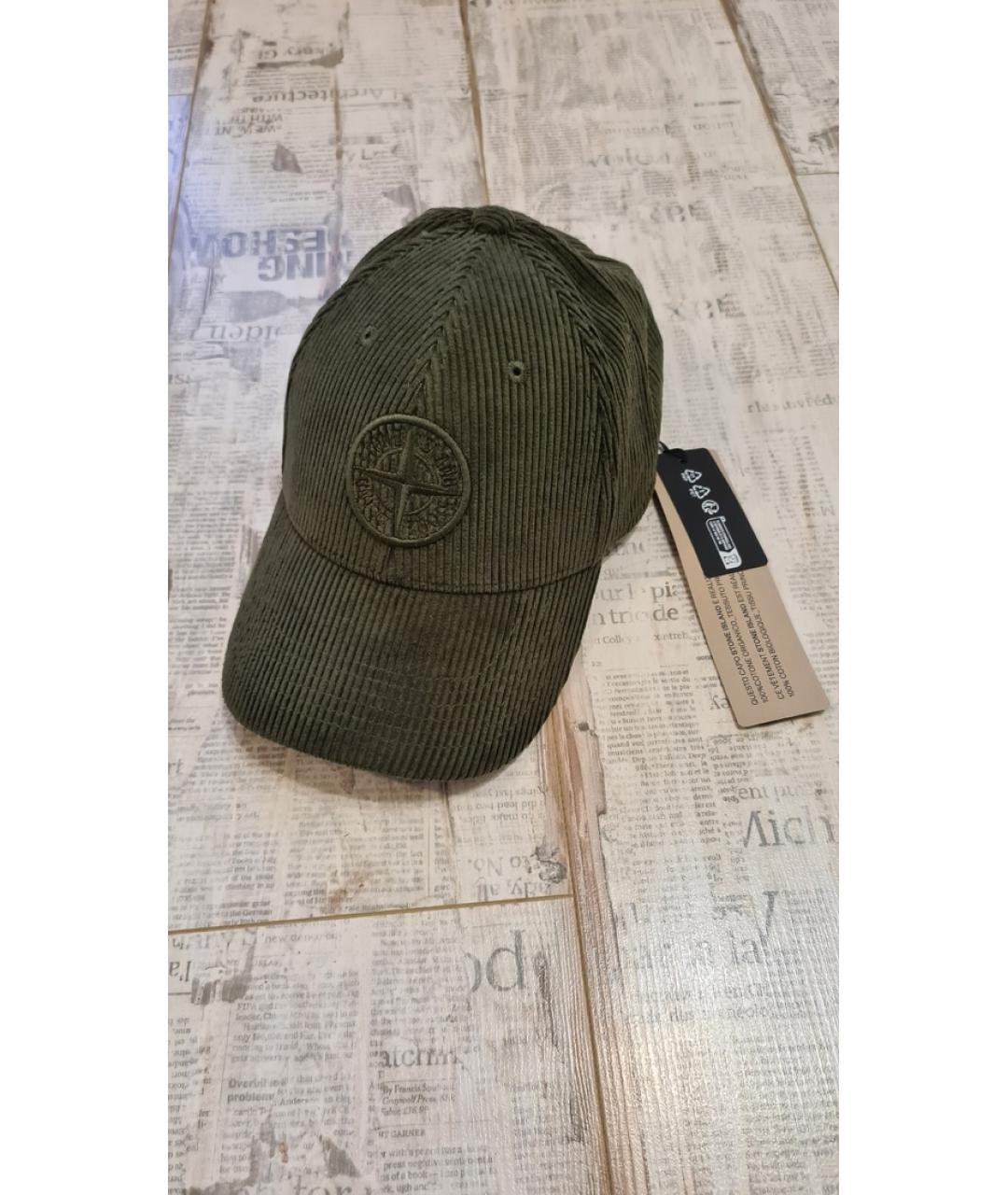 STONE ISLAND Хаки кепка/бейсболка, фото 5