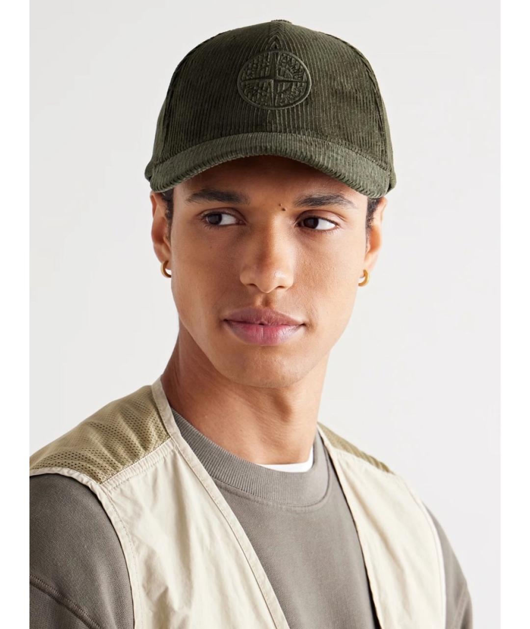 STONE ISLAND Хаки кепка/бейсболка, фото 4