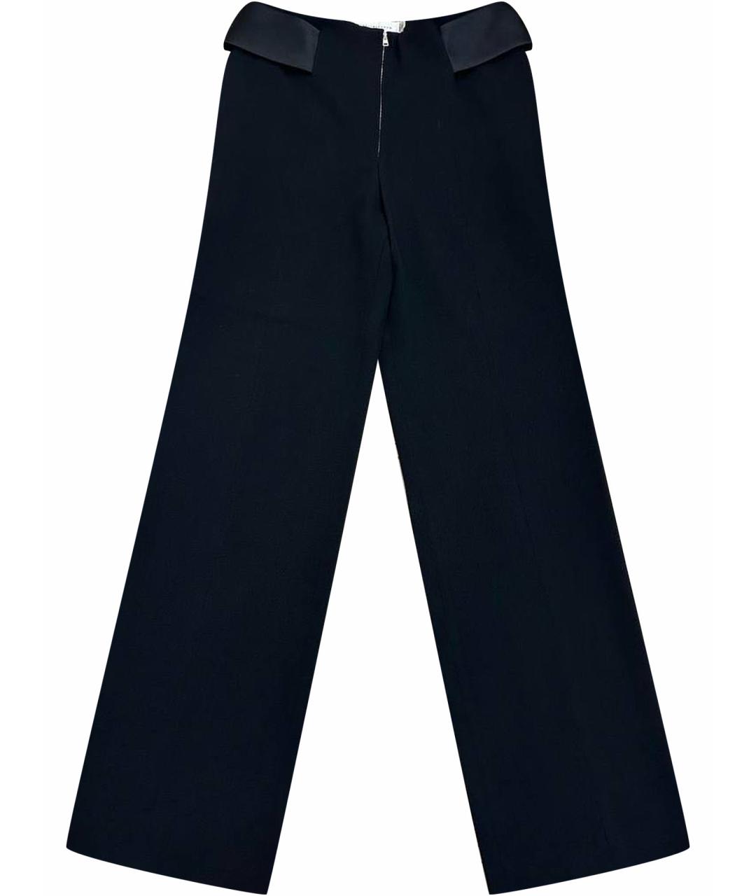 VICTORIA BECKHAM Черные прямые брюки, фото 1