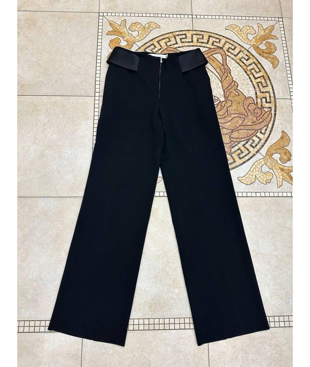 VICTORIA BECKHAM Черные прямые брюки, фото 5