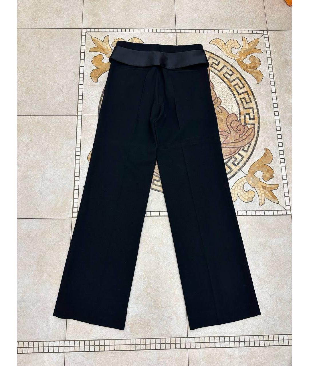 VICTORIA BECKHAM Черные прямые брюки, фото 4
