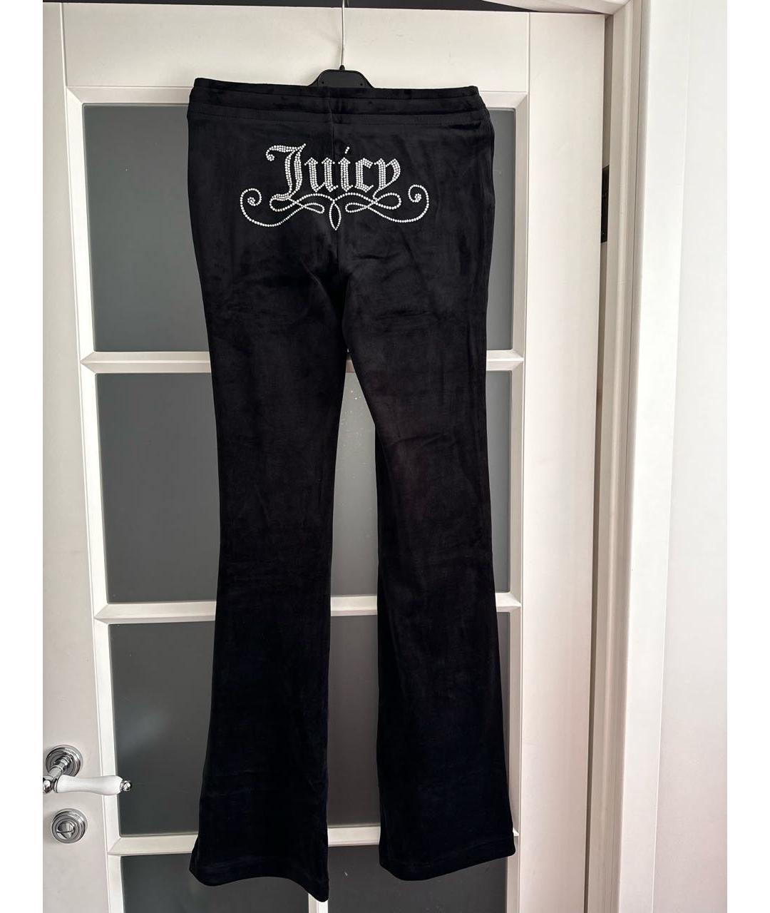 JUICY COUTURE Черный велюровый спортивные костюмы, фото 2
