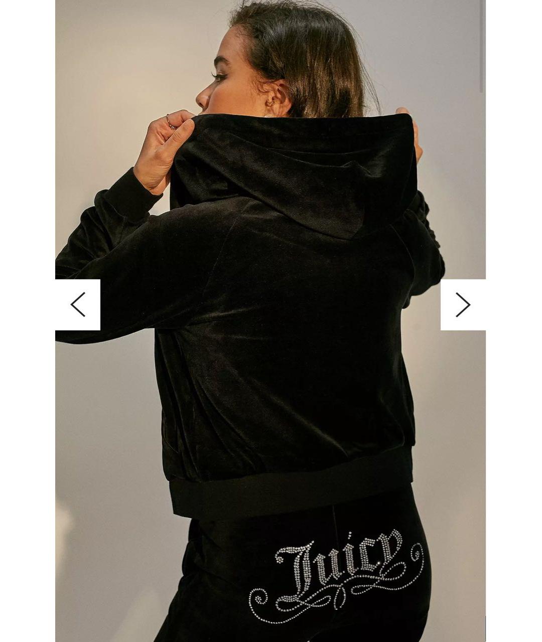 JUICY COUTURE Черный велюровый спортивные костюмы, фото 8