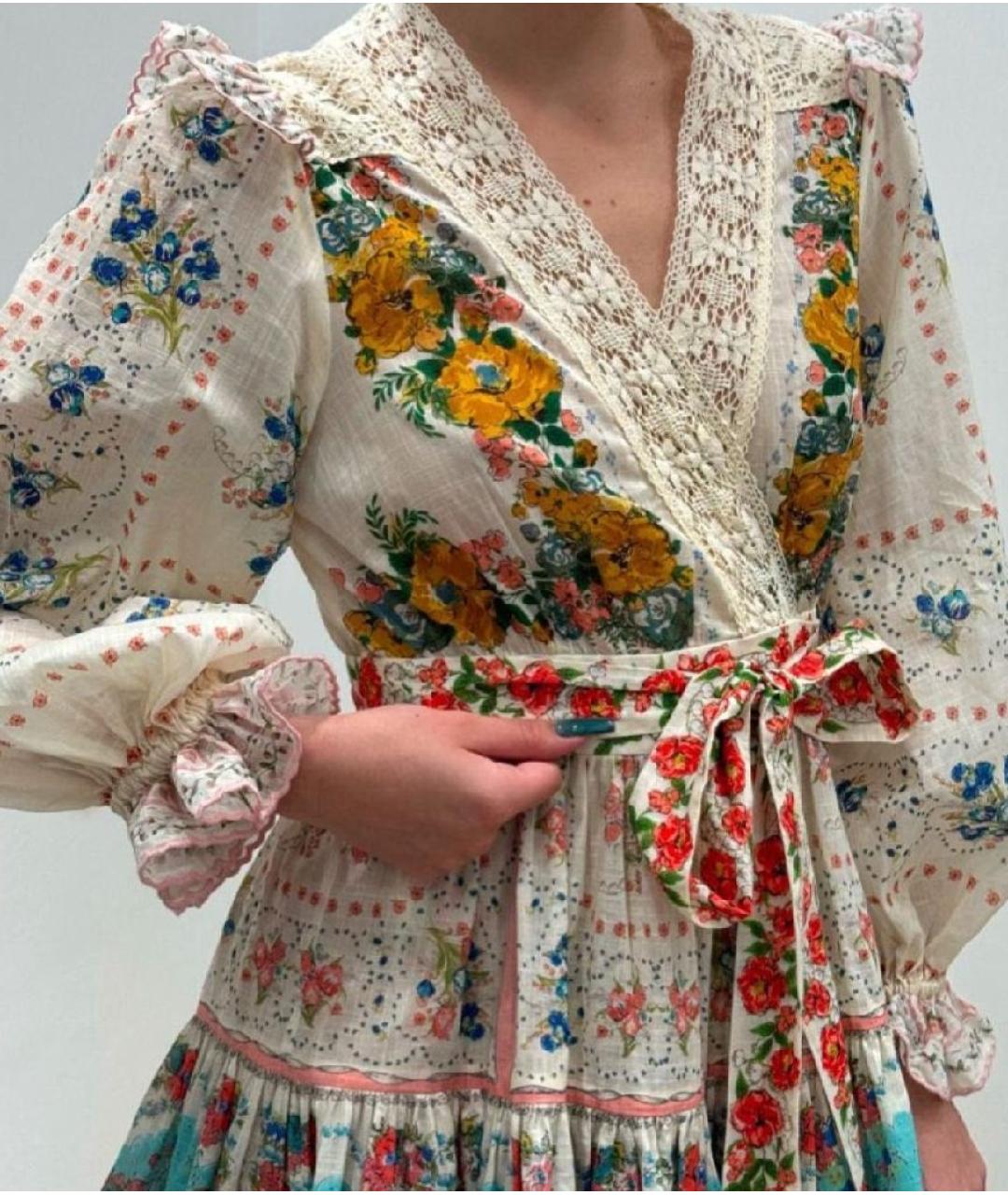 ZIMMERMANN Мульти хлопковое повседневное платье, фото 3
