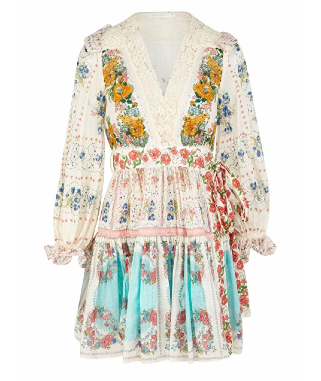 ZIMMERMANN Мульти хлопковое повседневное платье, фото 1