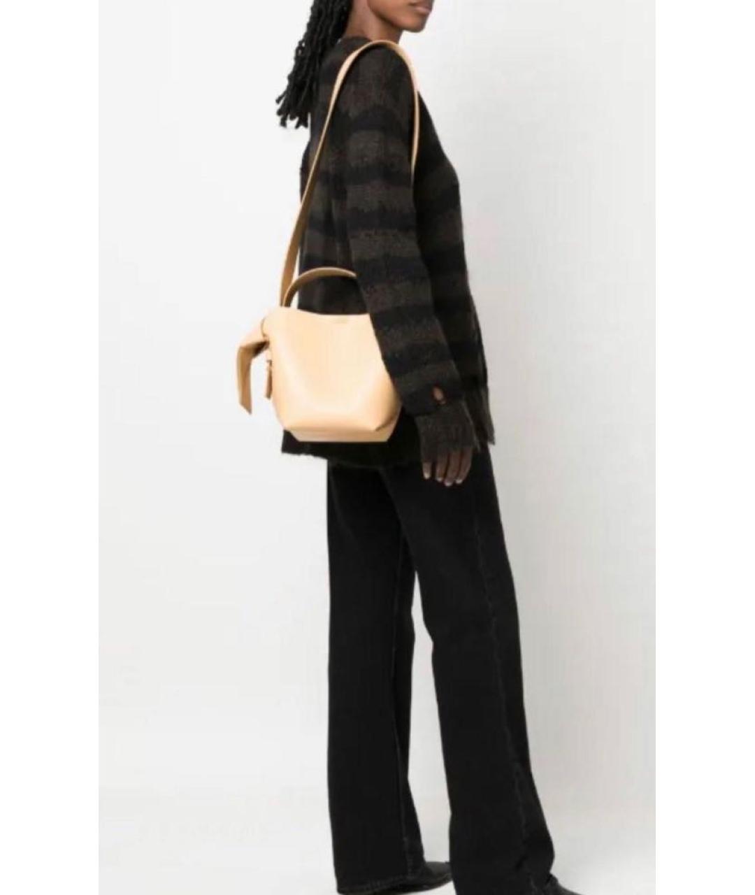 ACNE STUDIOS Кожаная сумка с короткими ручками, фото 7