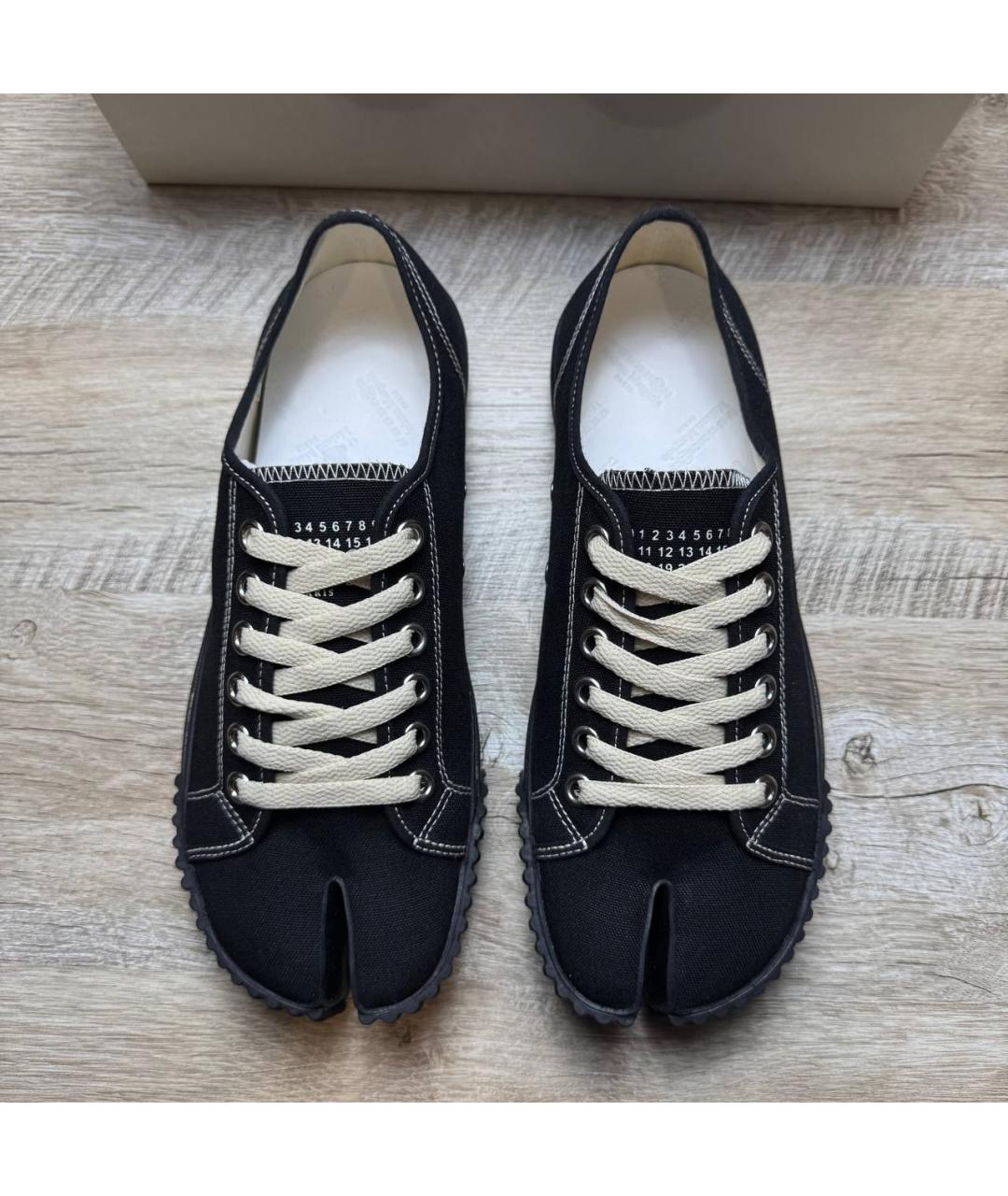 MAISON MARGIELA Черные кеды, фото 3