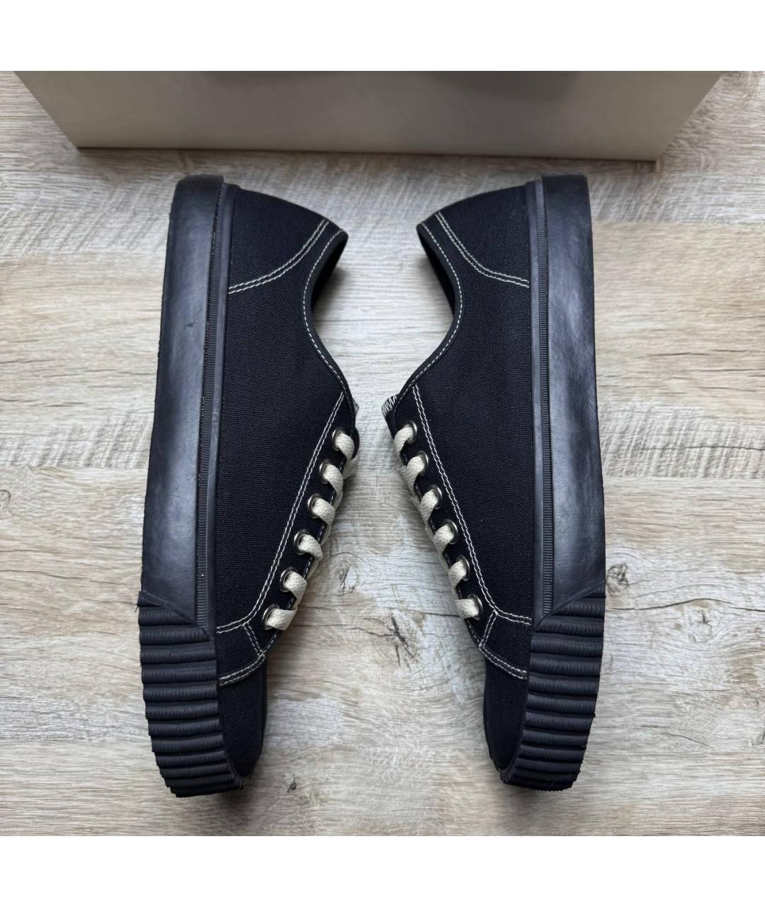 MAISON MARGIELA Черные кеды, фото 9