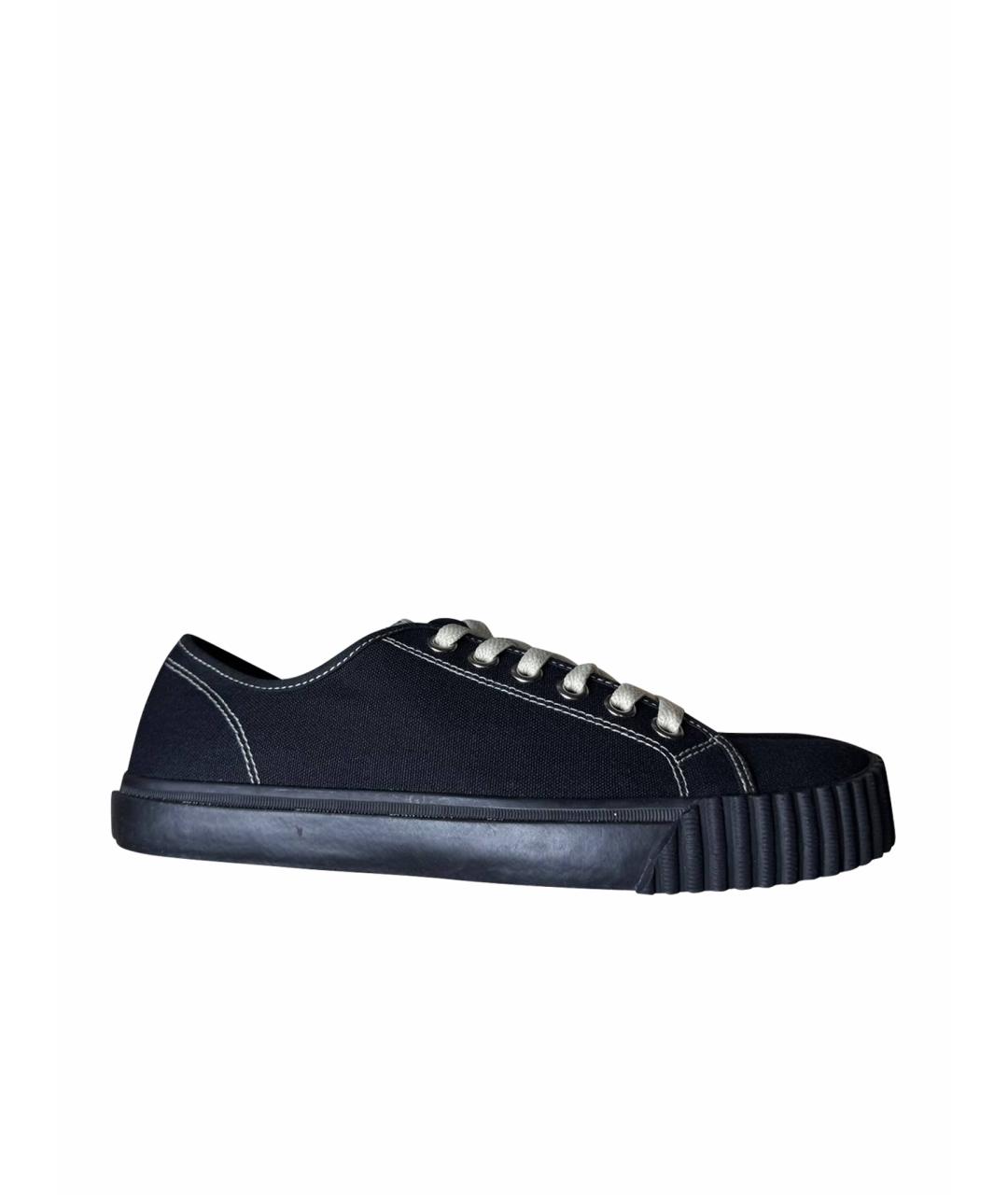 MAISON MARGIELA Черные кеды, фото 1