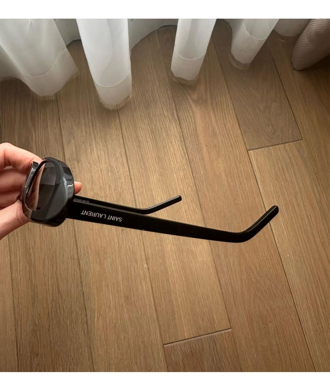 SAINT LAURENT Черные солнцезащитные очки, фото 4