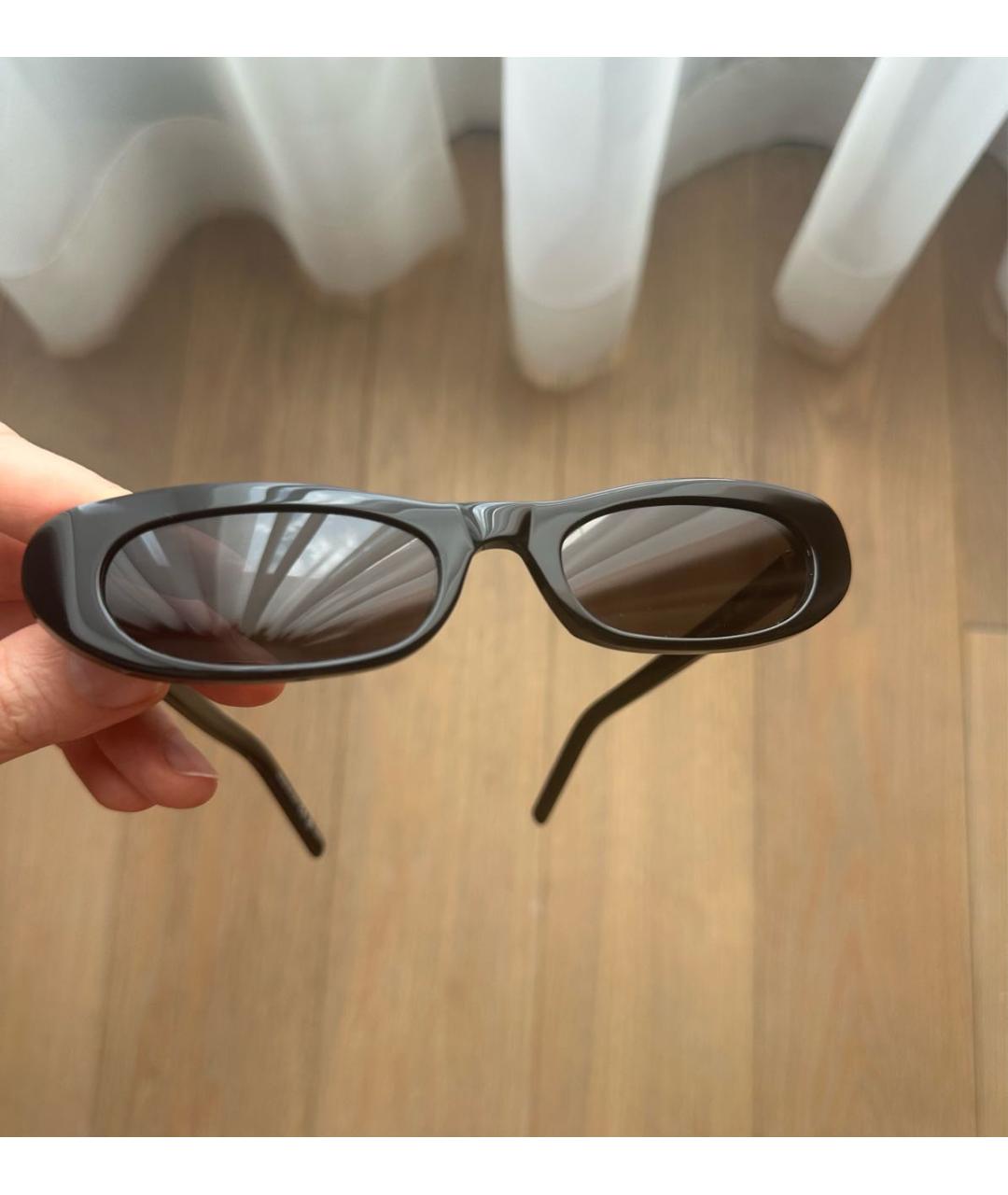 SAINT LAURENT Черные солнцезащитные очки, фото 2