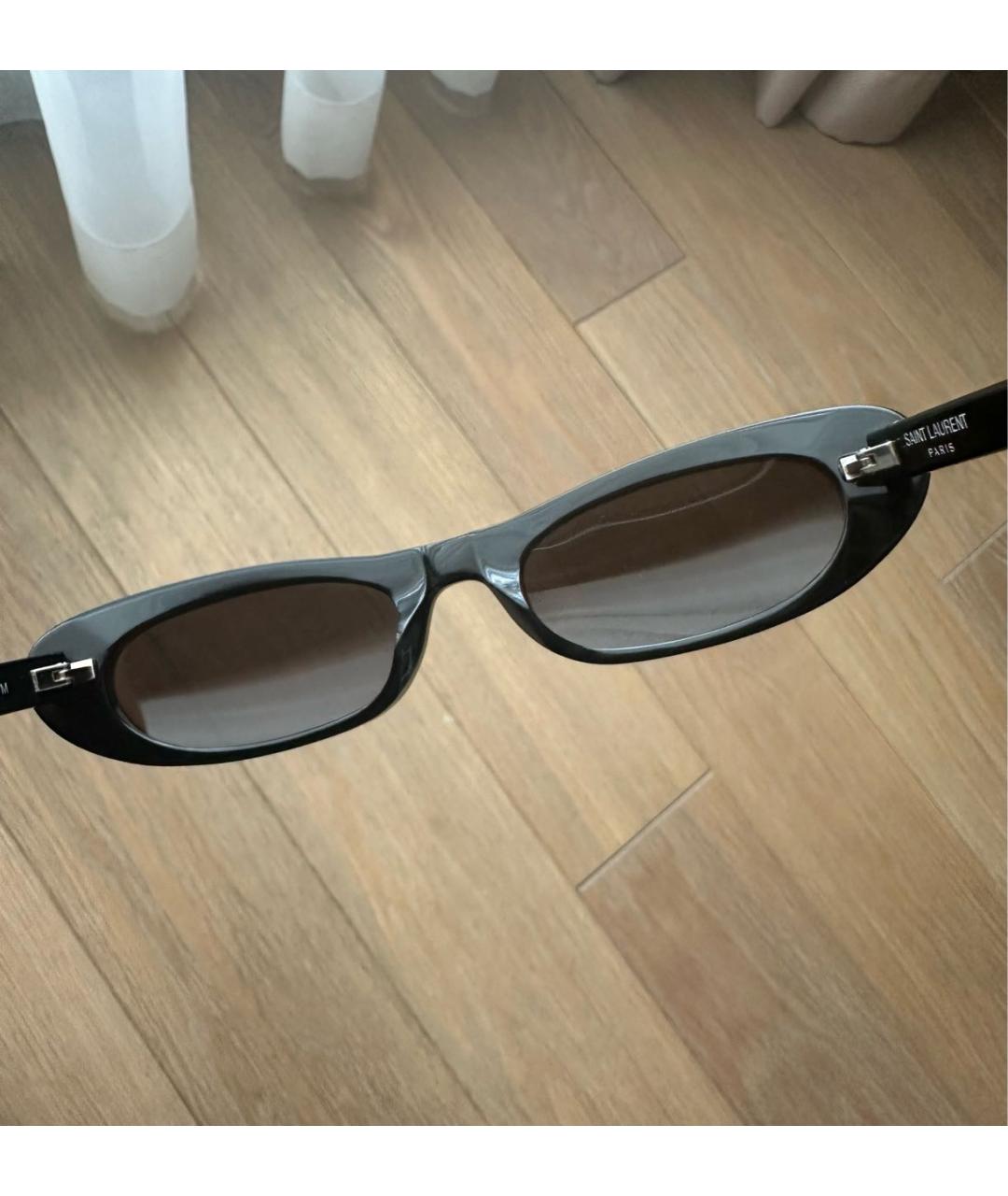 SAINT LAURENT Черные солнцезащитные очки, фото 6