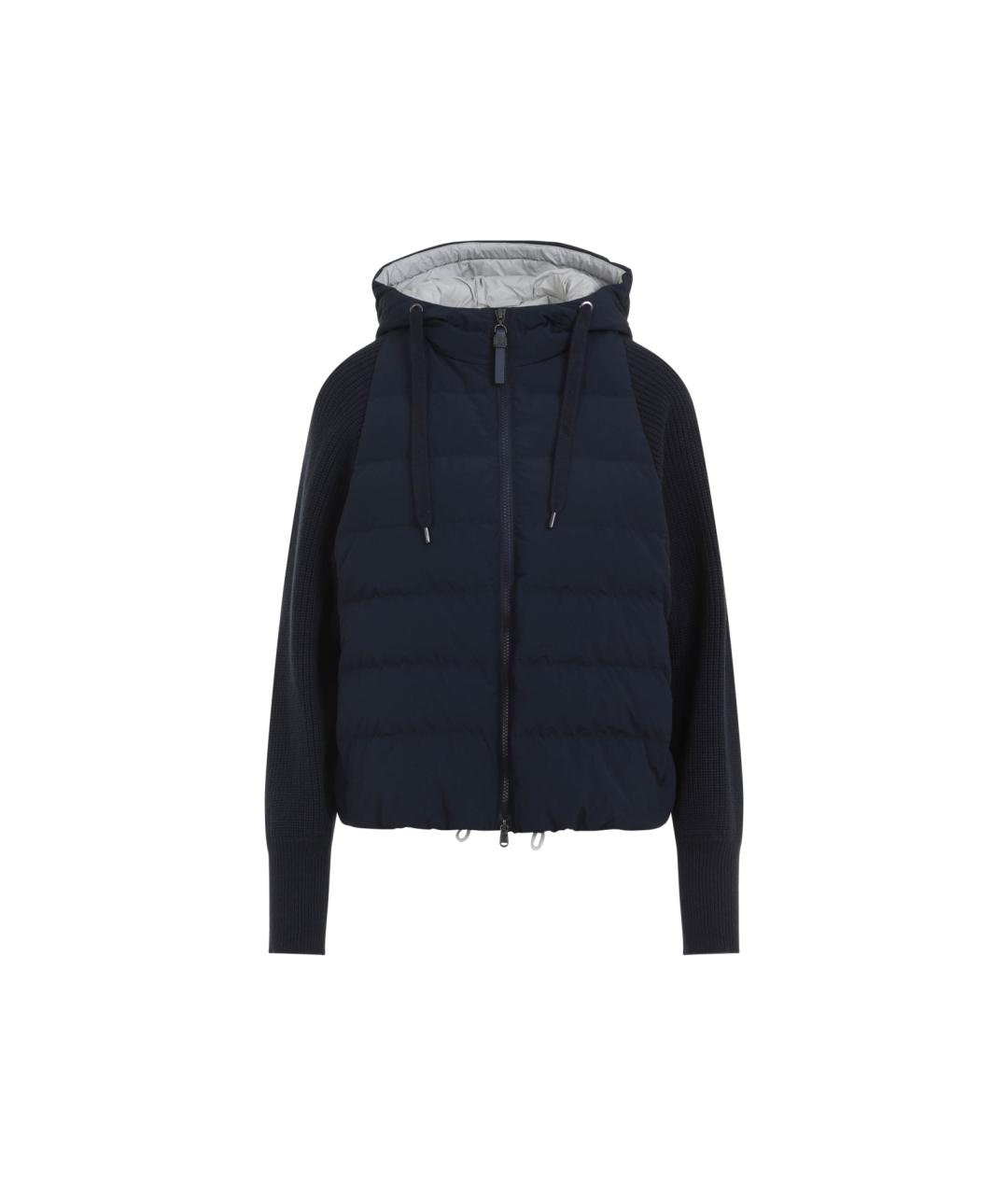 BRUNELLO CUCINELLI Темно-синяя куртка, фото 1