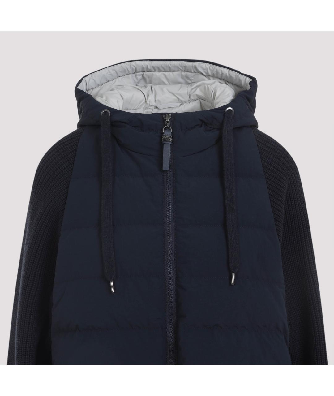 BRUNELLO CUCINELLI Темно-синяя куртка, фото 3