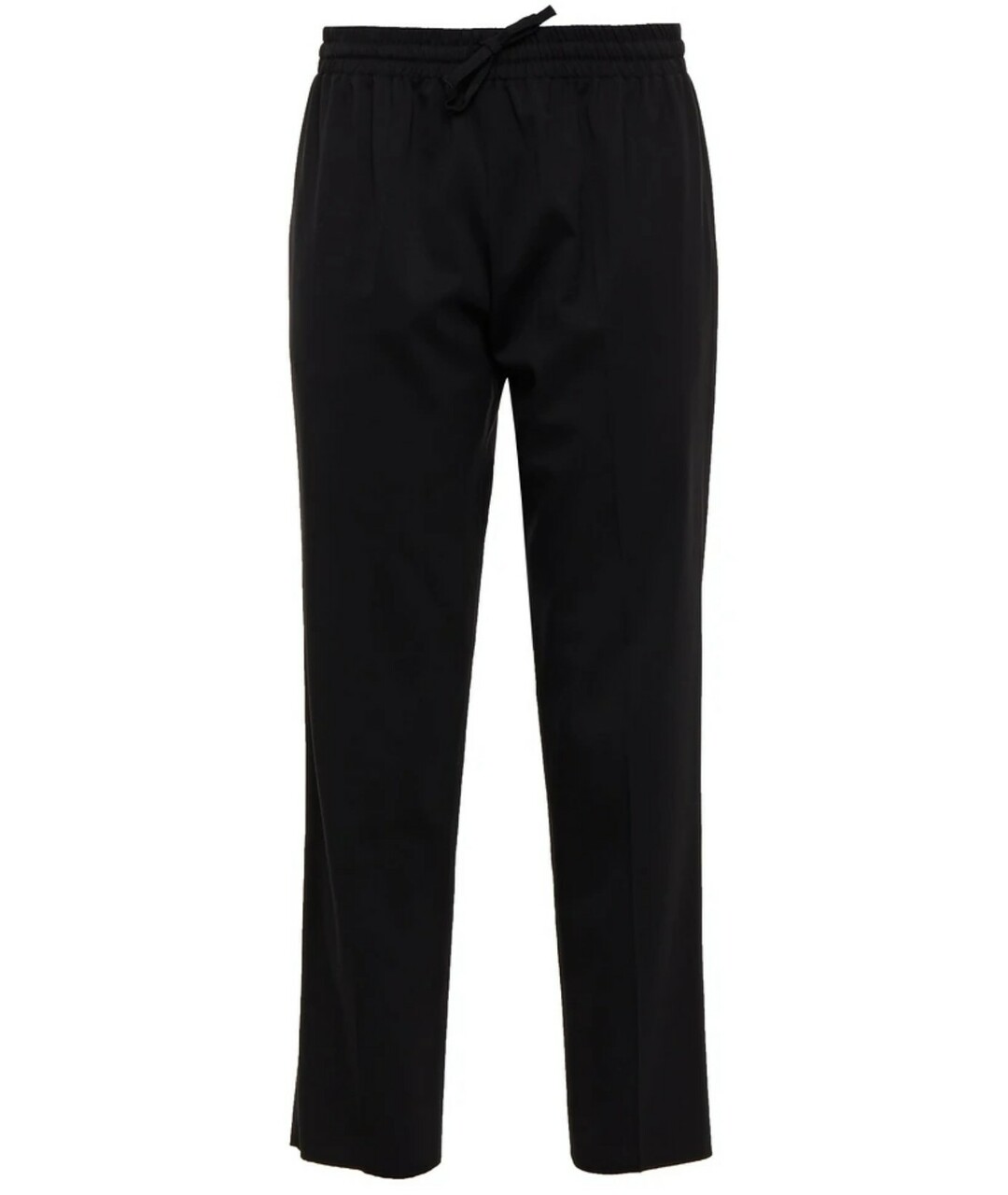 VALENTINO Черные шерстяные прямые брюки, фото 1