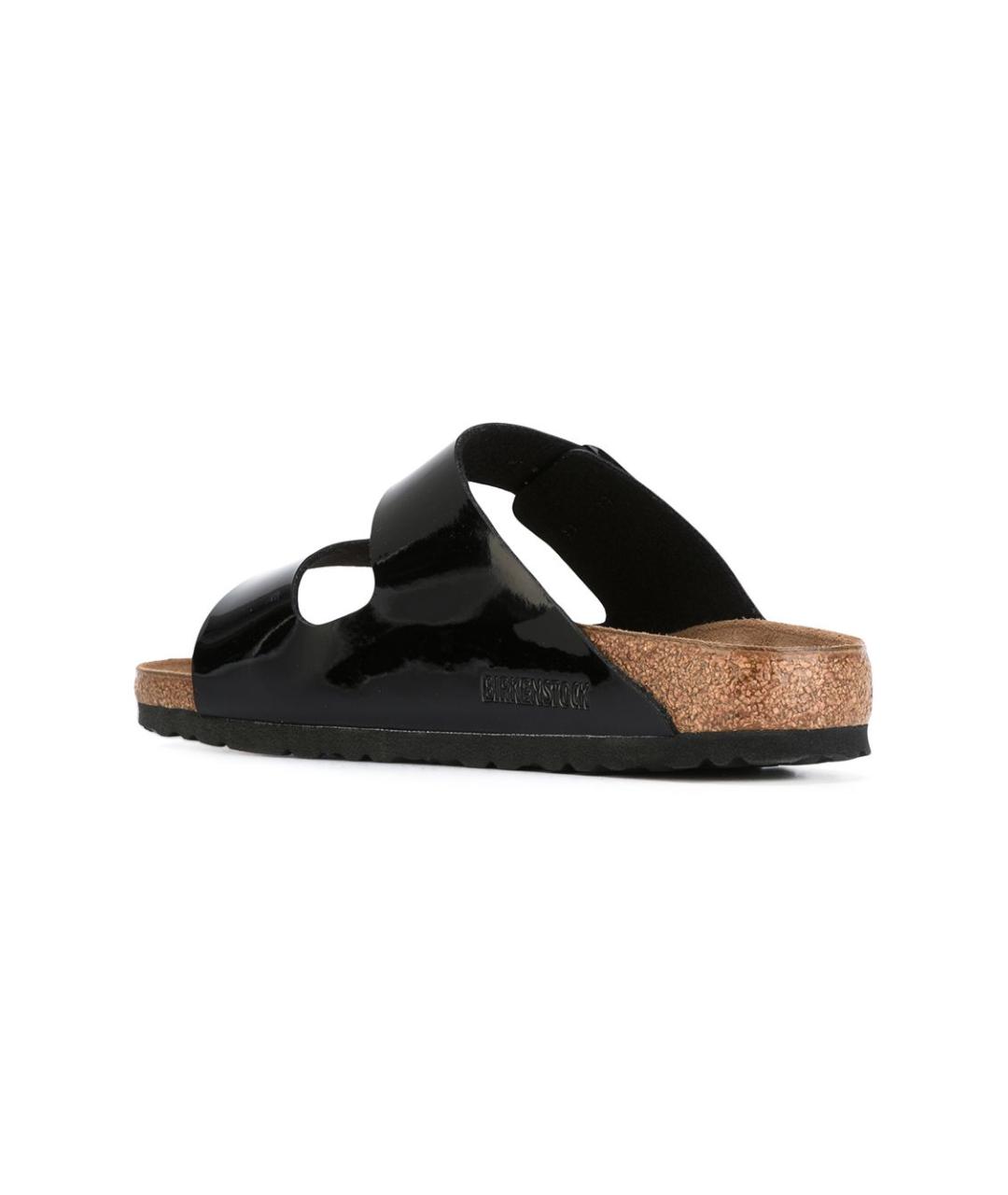 BIRKENSTOCK Черные кожаные сандалии, фото 3