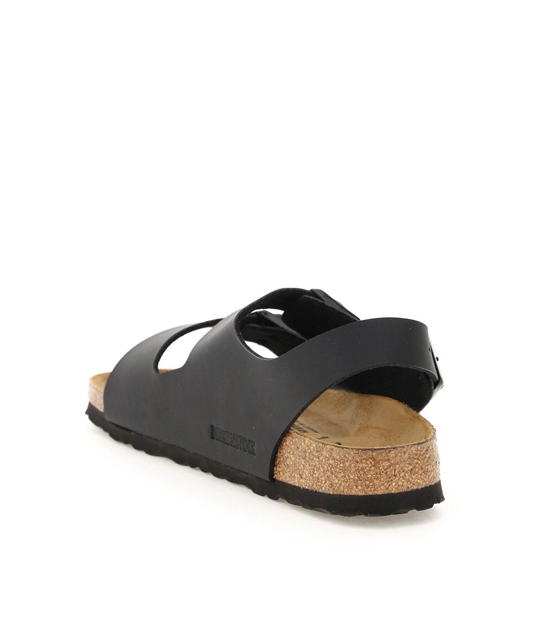 BIRKENSTOCK Черные кожаные низкие кроссовки / кеды, фото 3