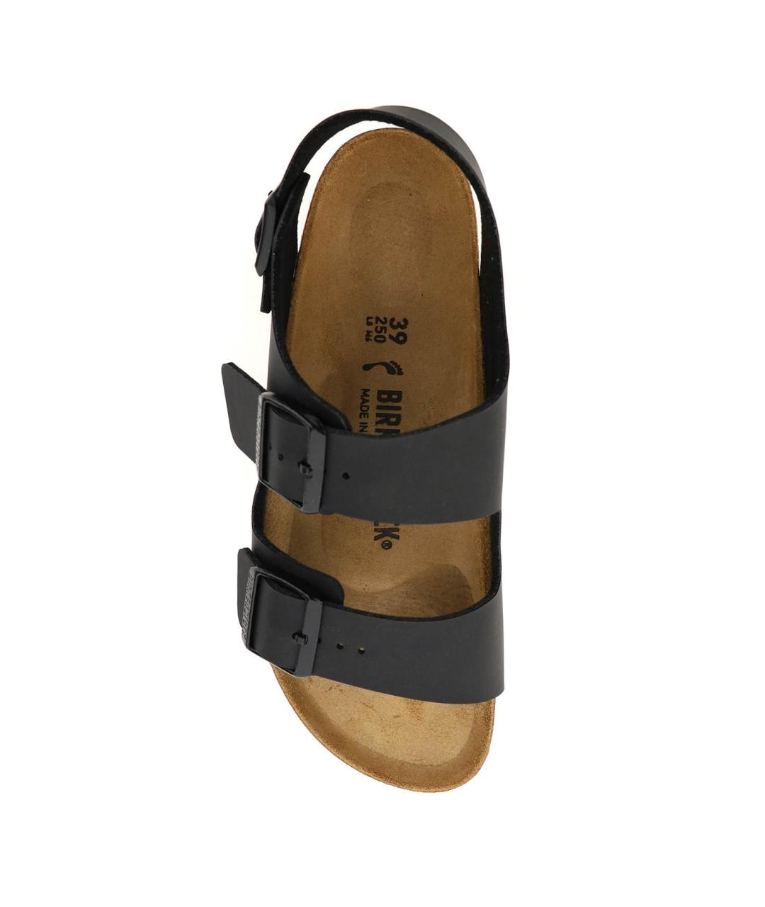 BIRKENSTOCK Черные кожаные низкие кроссовки / кеды, фото 2