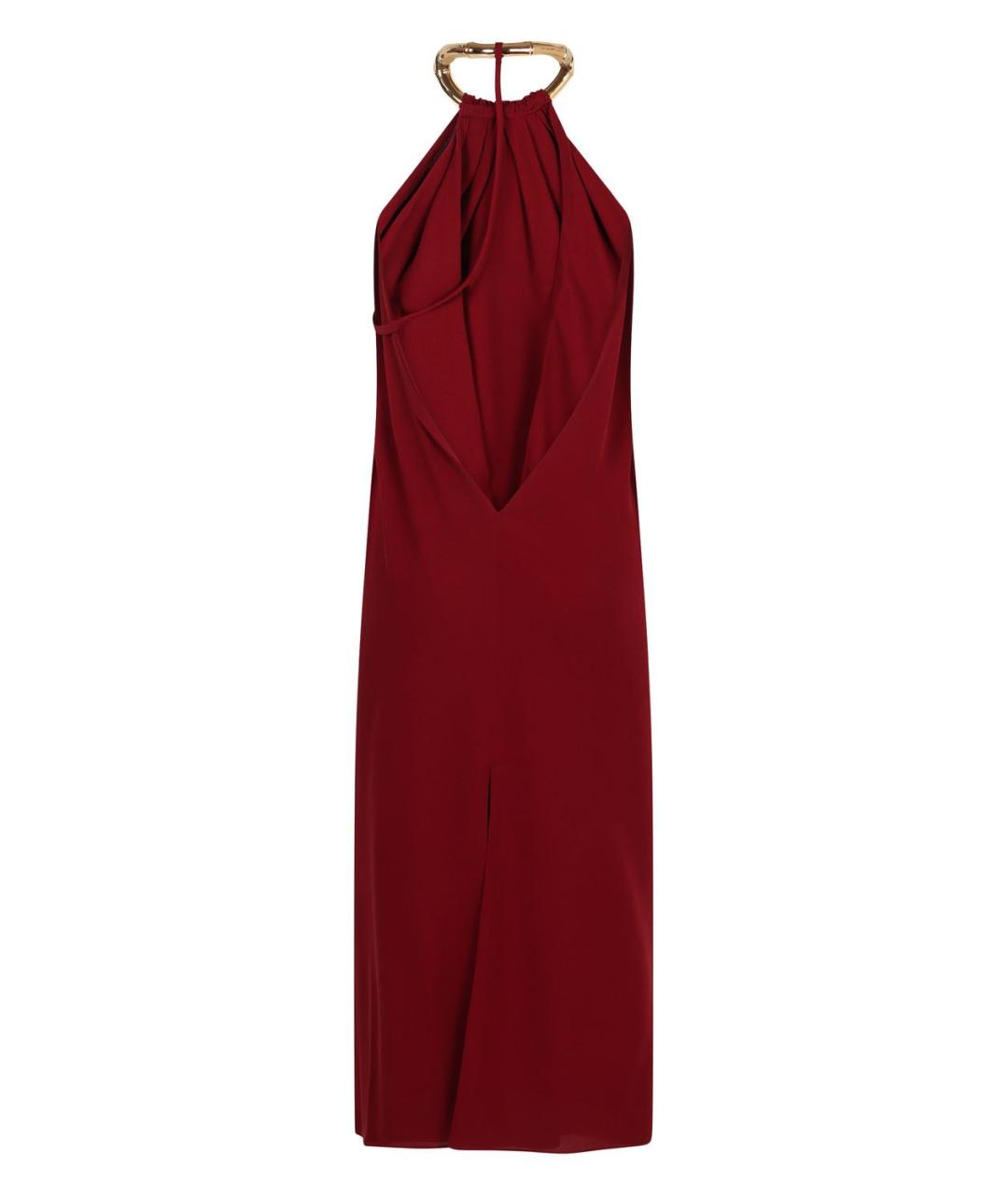 GUCCI Красное хлопковое коктейльное платье, фото 2
