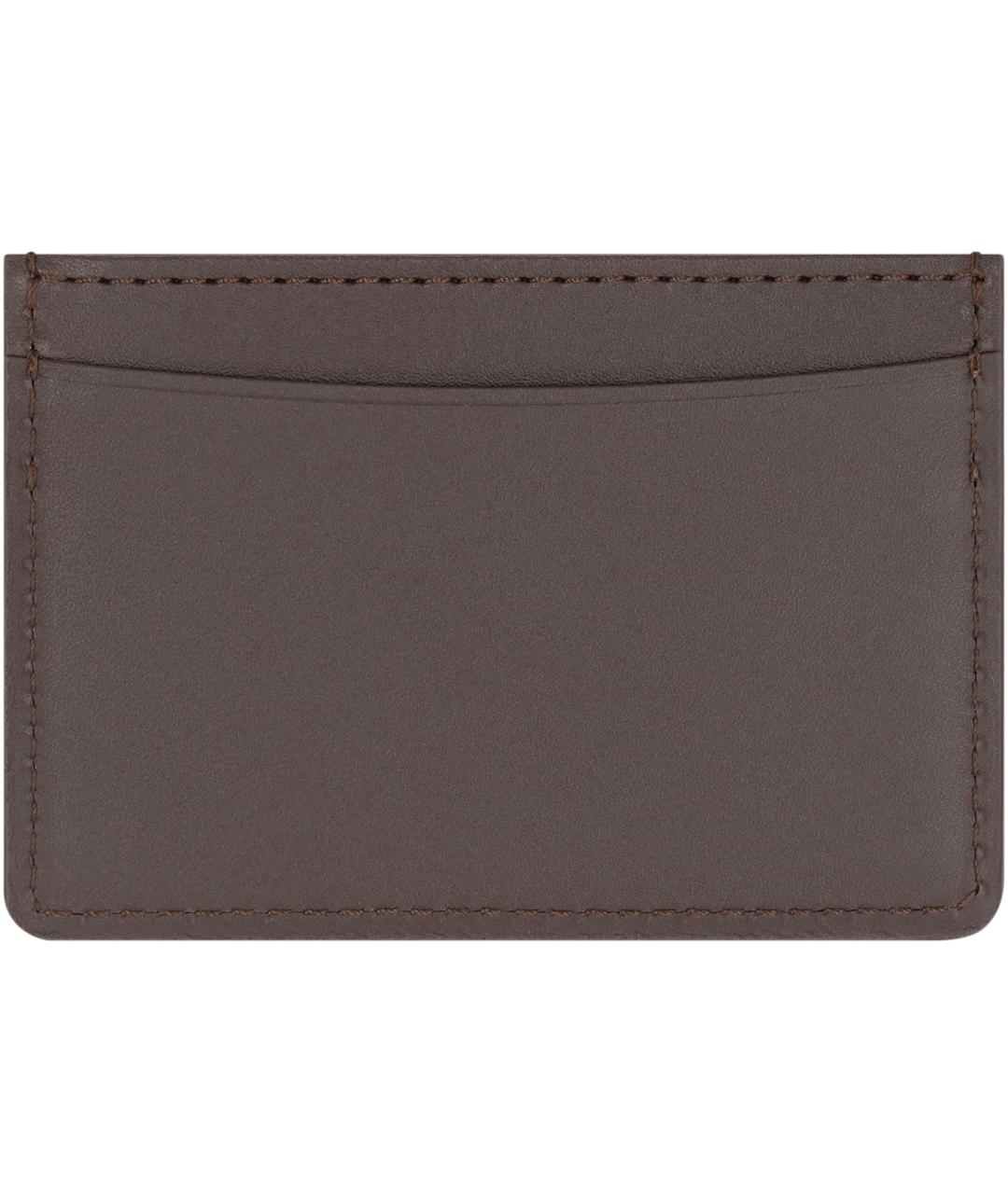 A.P.C. Коричневый кожаный кардхолдер, фото 3