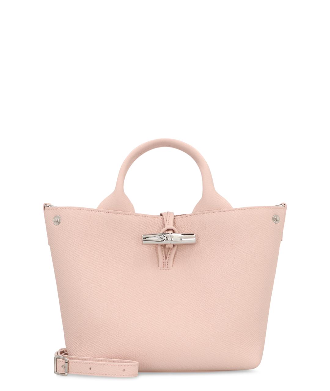 LONGCHAMP Розовая сумка с короткими ручками, фото 1