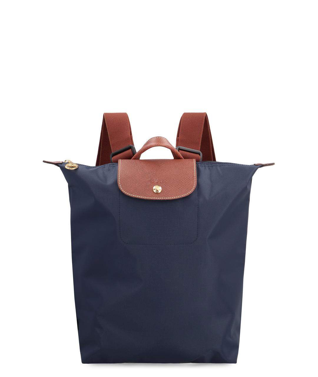 LONGCHAMP Темно-синий синтетический рюкзак, фото 1