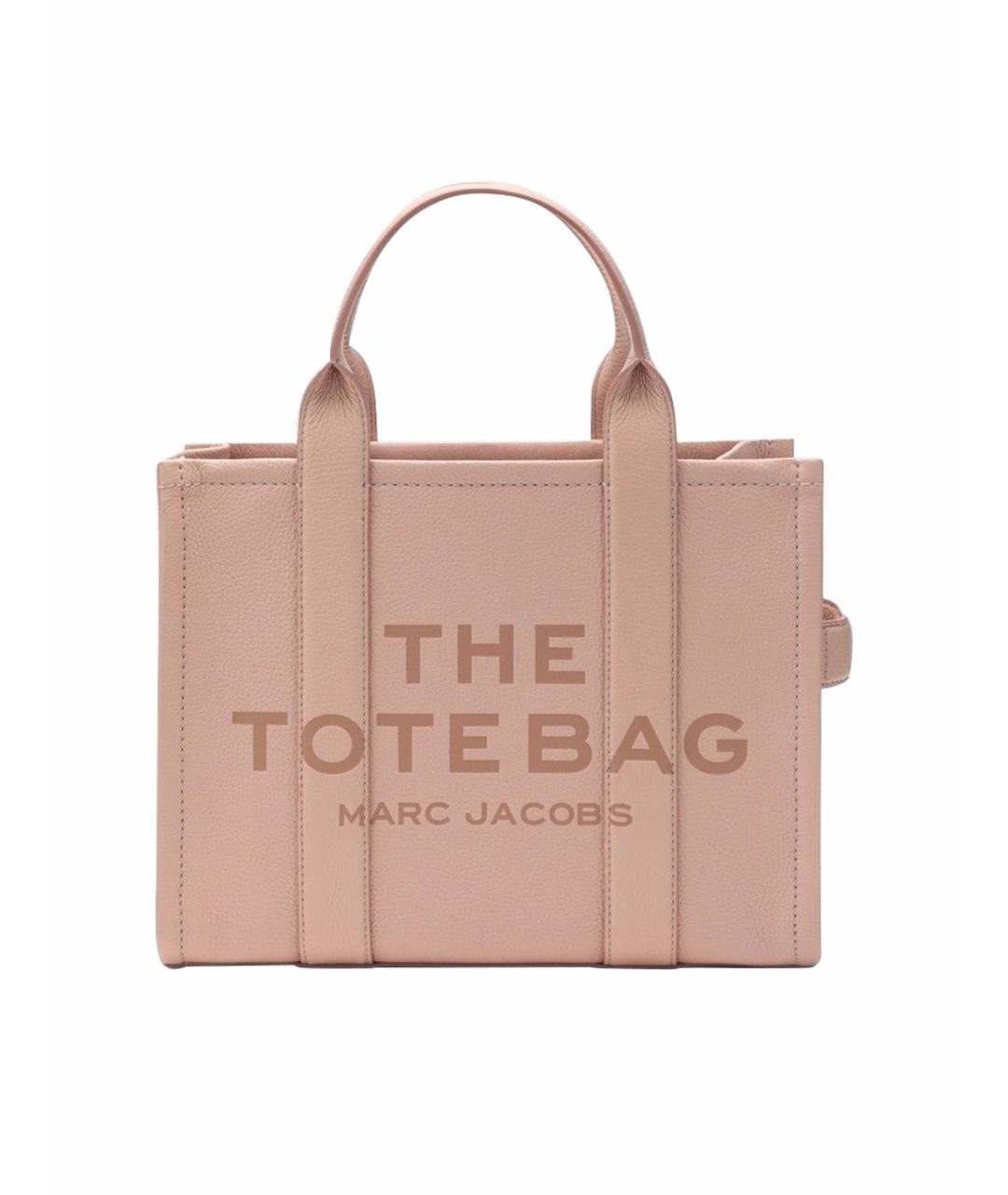 MARC JACOBS Розовая кожаная сумка тоут, фото 1
