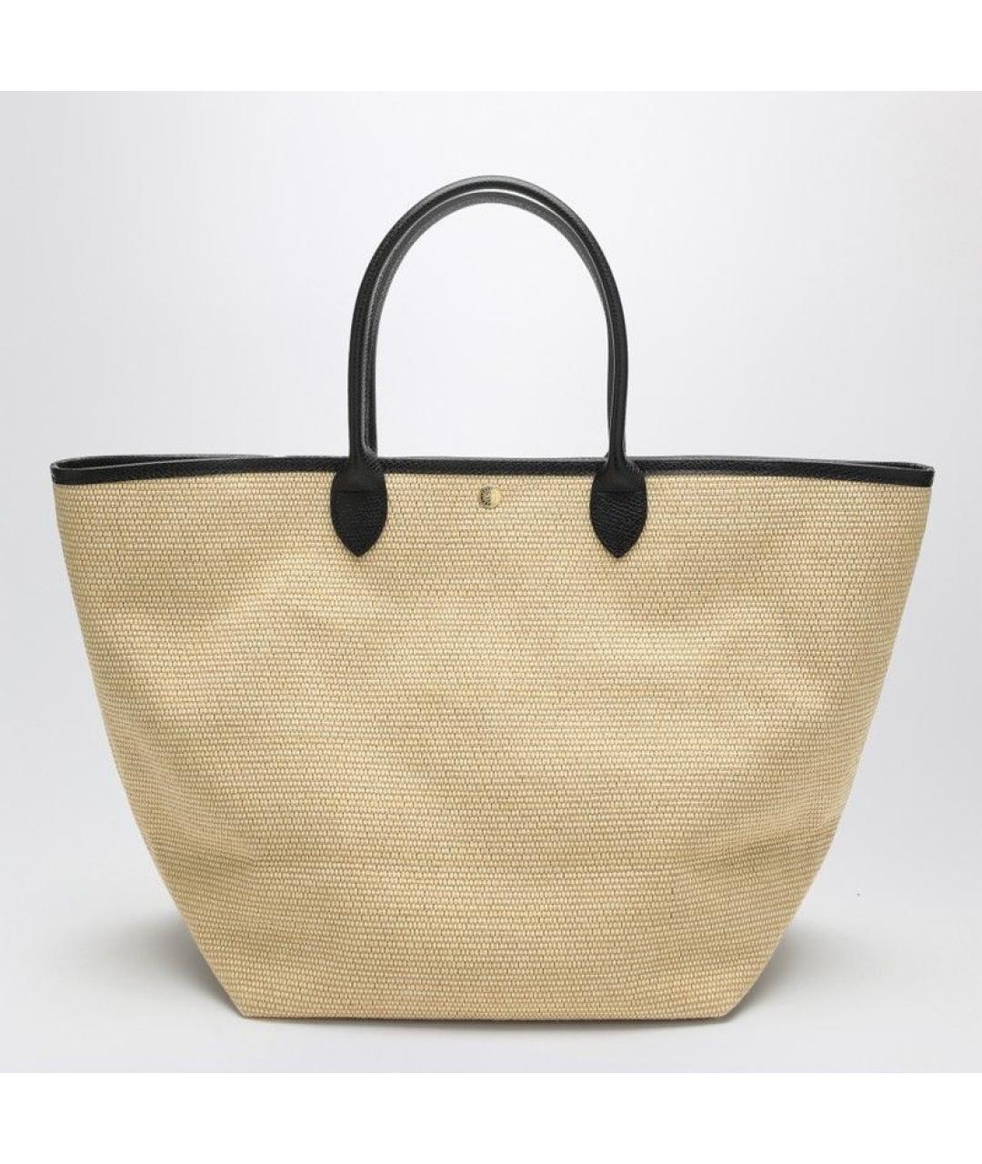 LONGCHAMP Бежевая сумка тоут, фото 2