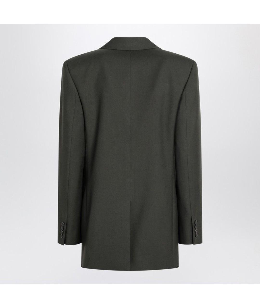 SAINT LAURENT Зеленая хлопковая куртка, фото 2