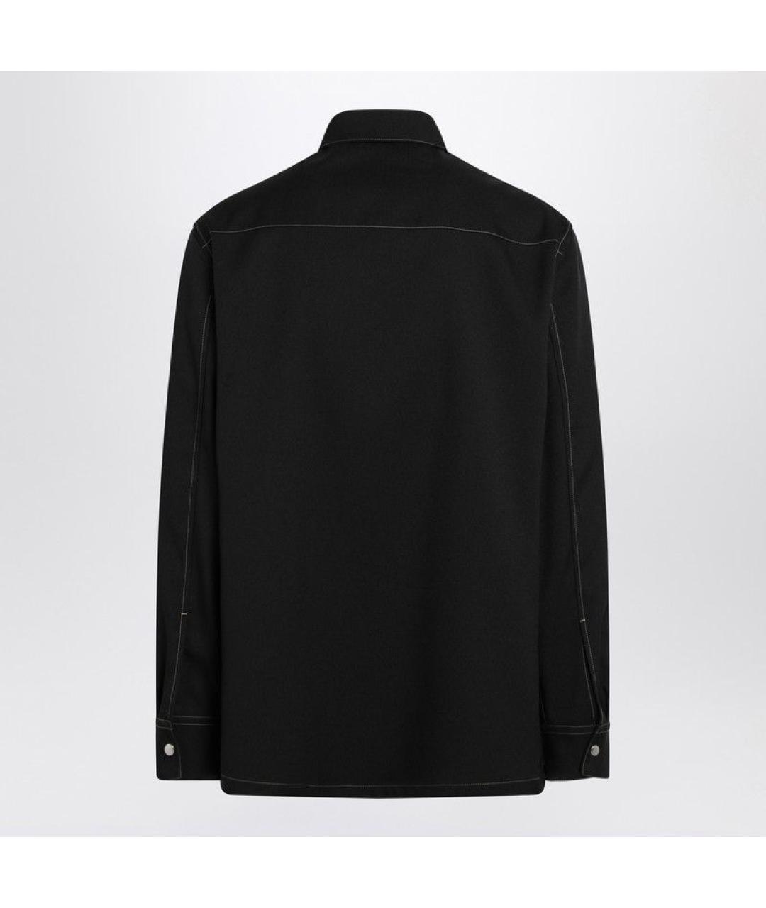 JIL SANDER Черная синтетическая куртка, фото 2