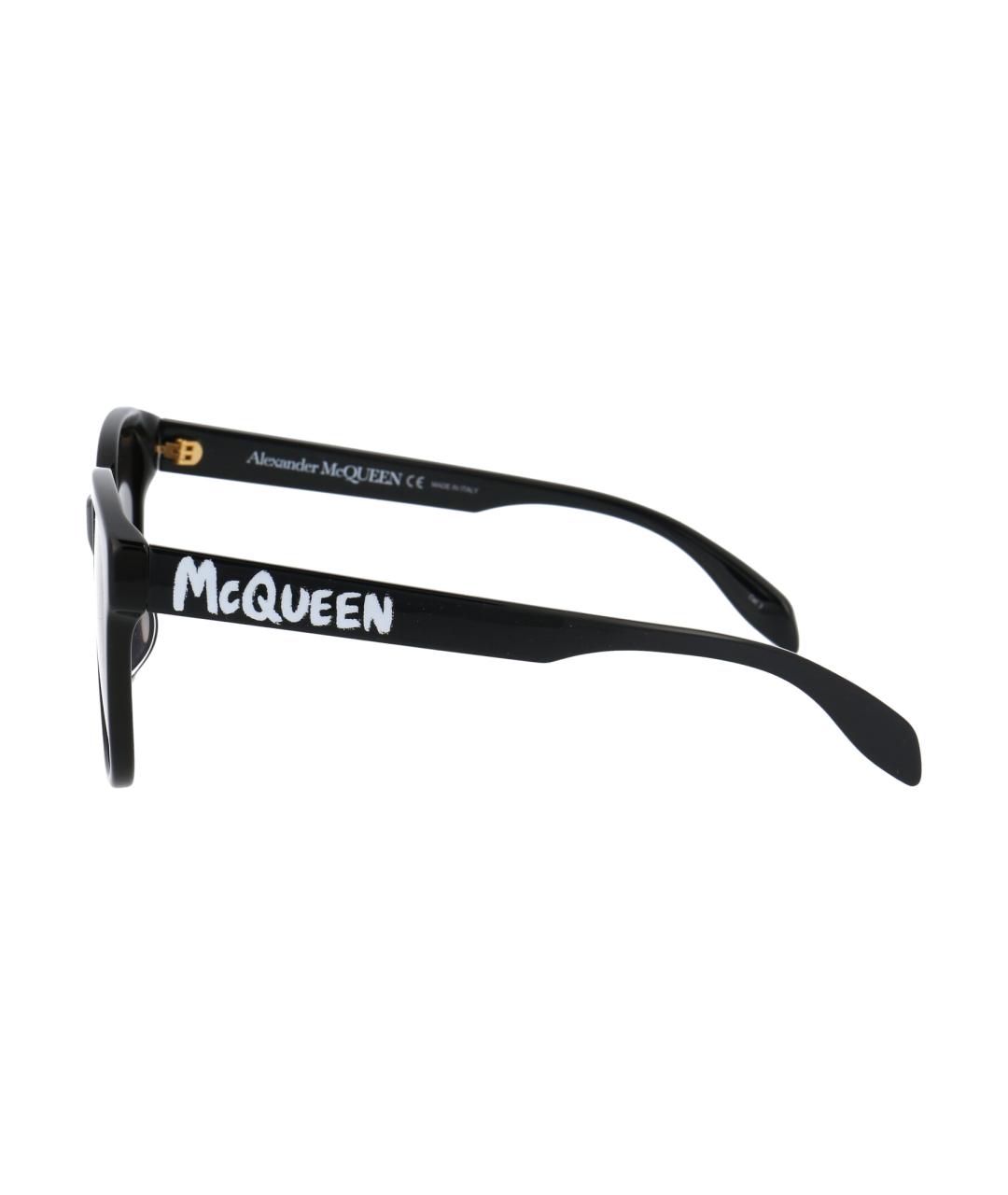 ALEXANDER MCQUEEN Черные солнцезащитные очки, фото 3