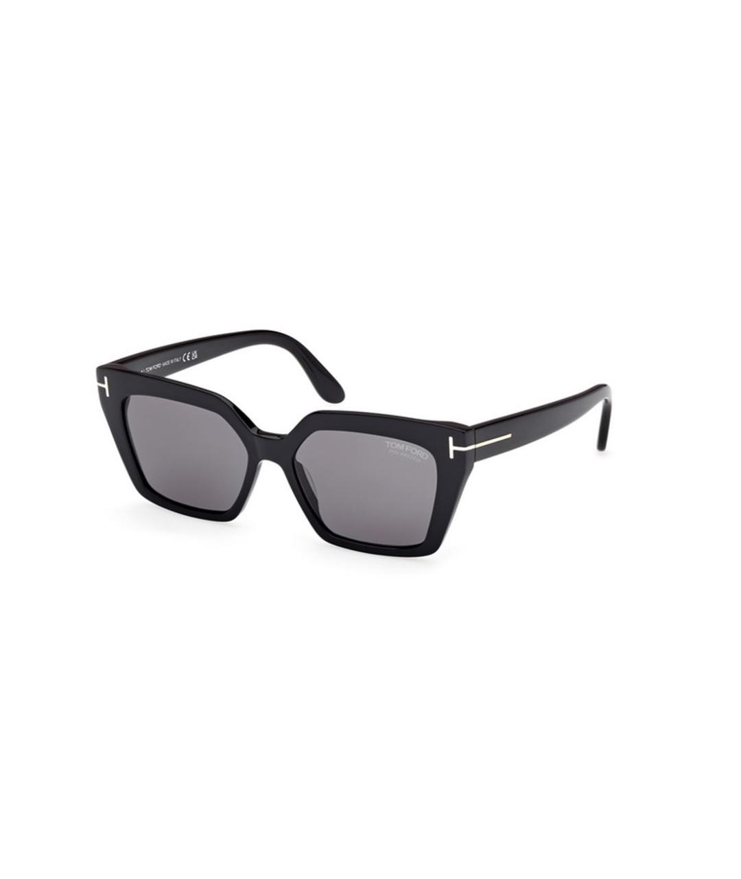 TOM FORD Черные солнцезащитные очки, фото 1