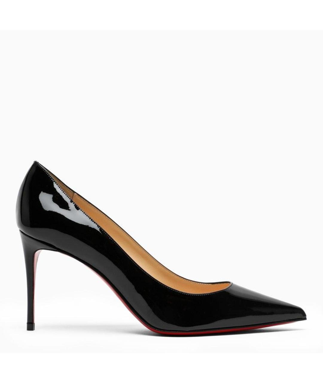 CHRISTIAN LOUBOUTIN Черные туфли из лакированной кожи, фото 3