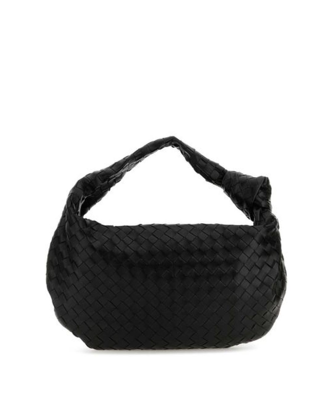 BOTTEGA VENETA Черная кожаная сумка через плечо, фото 2