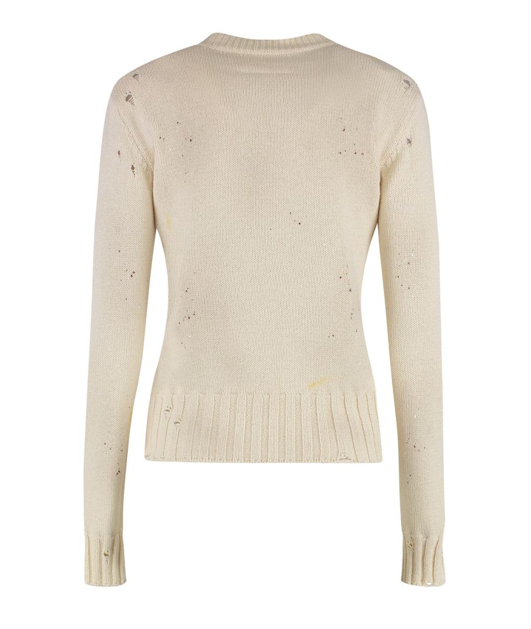 MAISON MARGIELA Бежевый полиэстеровый джемпер / свитер, фото 2