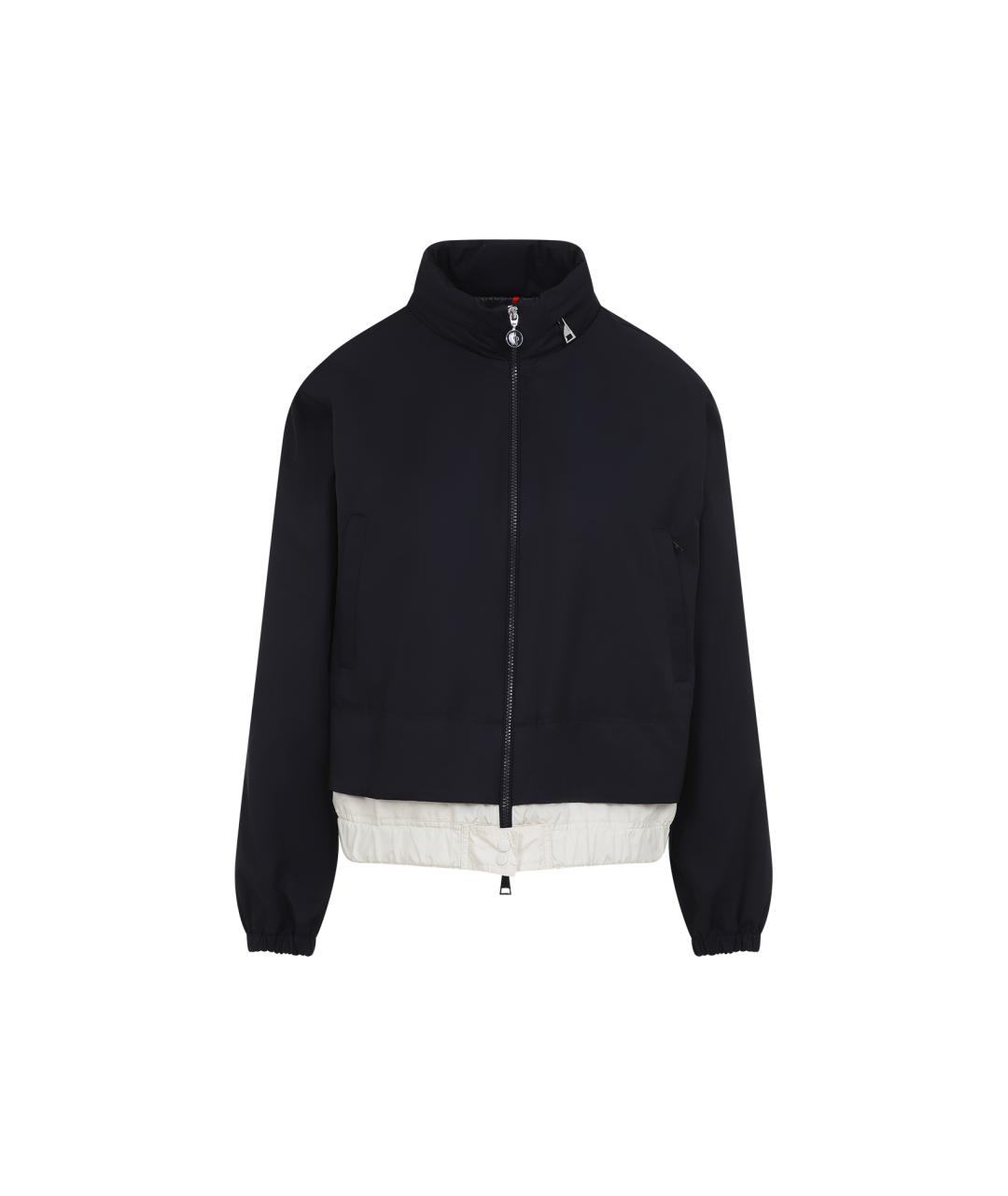 MONCLER Темно-синяя хлопковая куртка, фото 1