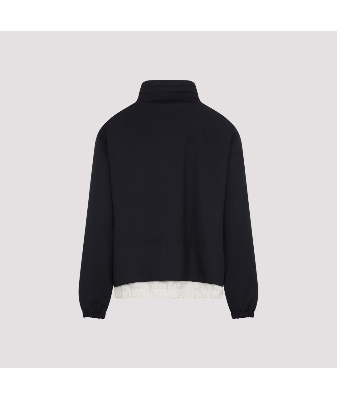 MONCLER Темно-синяя хлопковая куртка, фото 3