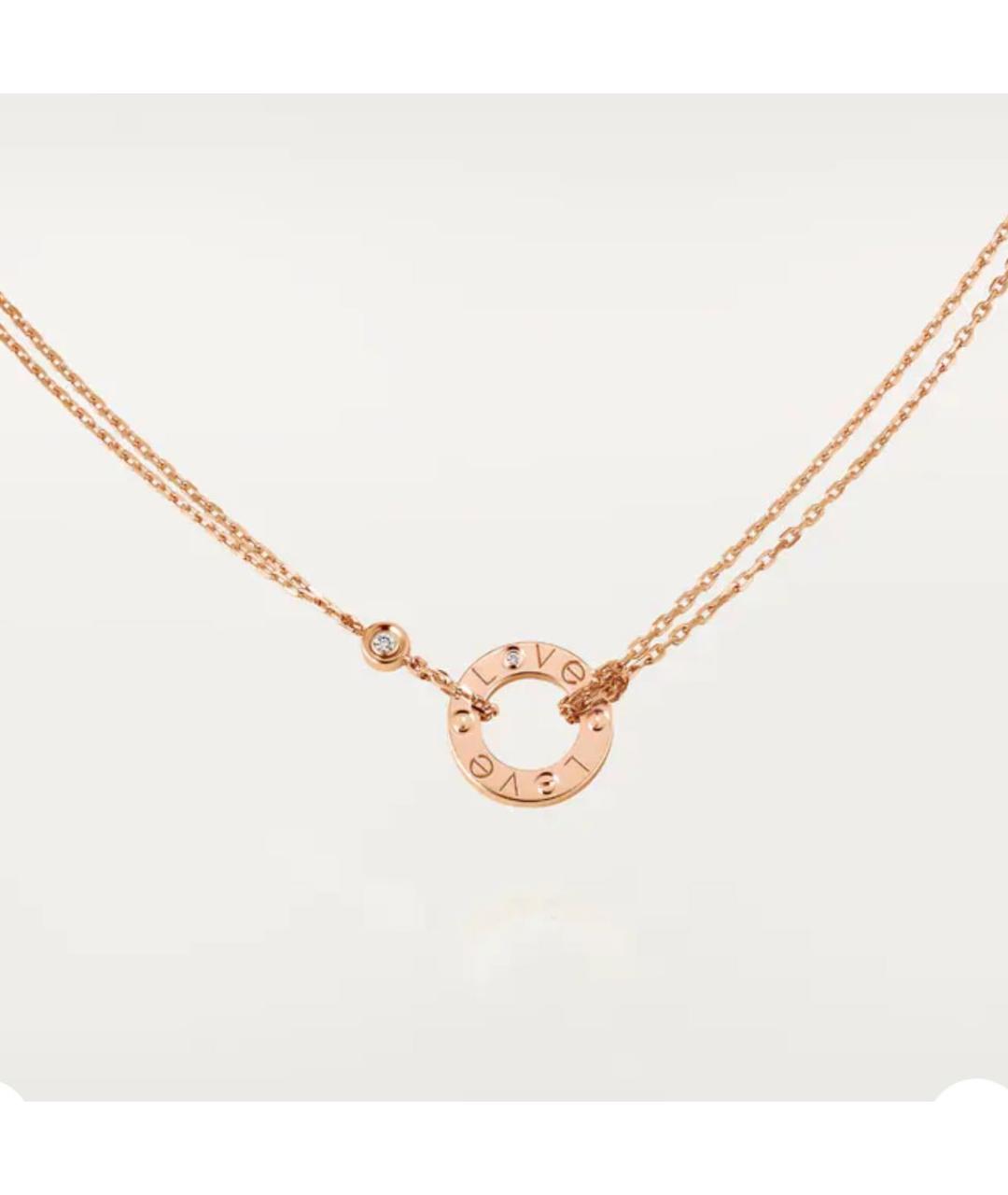 CARTIER Розовое колье из розового золота, фото 2