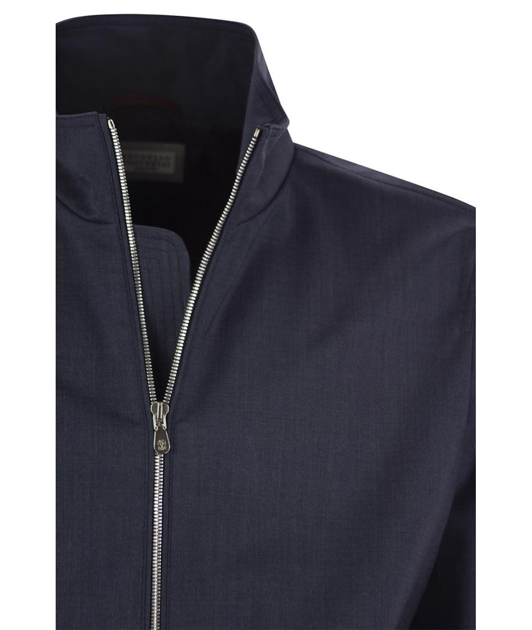 BRUNELLO CUCINELLI Синяя куртка, фото 4