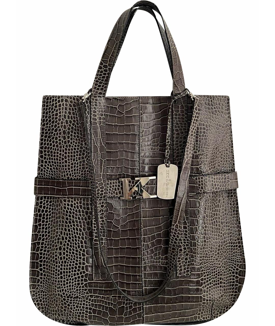 KITON Сумка тоут из экзотической кожи, фото 1